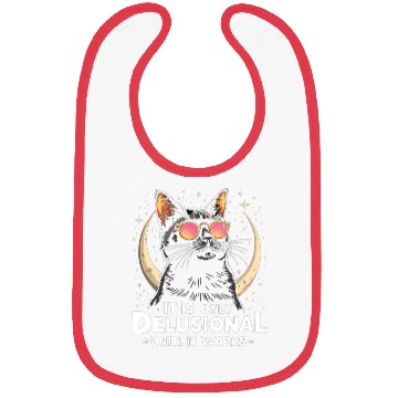 Discover Delusional Cat Cat Retro Cats Cat Lovers Bibs