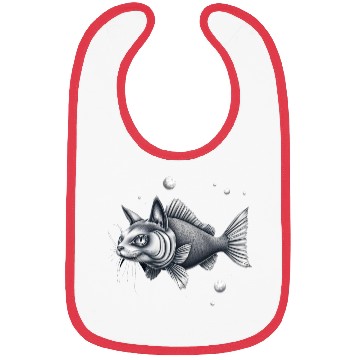 Discover The cat fish 3 Bibs