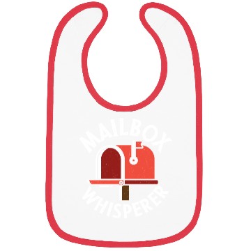 Discover Mailbox Whisperer Postal Worker Mailman Bibs