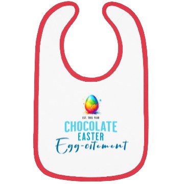 Discover Chocolate Easter Egg-citement, Unique Bibs