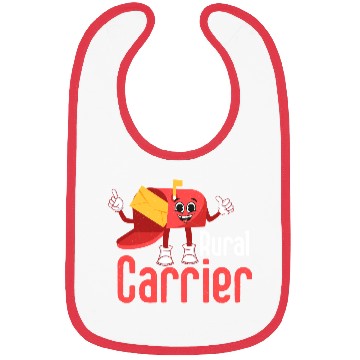 Discover Rural Carrier Mailman Postal Worker Bibs
