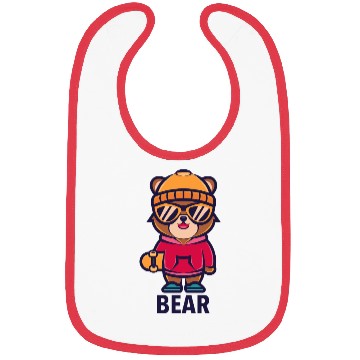 Discover Cool Skater Bear - Streetwear Style Bibs