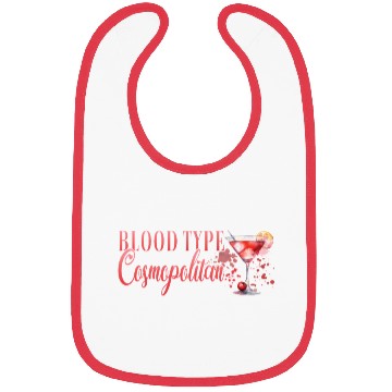 Discover Cocktail Bartender Blood Type Cosmopolitan Bibs