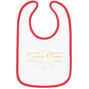 Discover Carpe Diem Classic Latin Wisdom Bibs