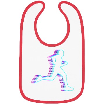 Discover Retro Runner Marathon Running Vaporwave Bibs