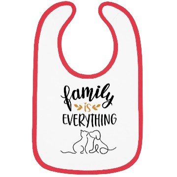 Discover Family is Everything Bibs
