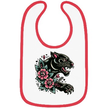 Discover Black Panther Flash Tattoo Bibs