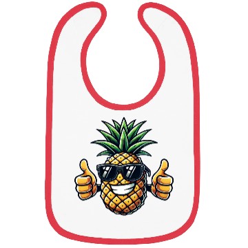 Discover Fruity Pineapple Cool Sunglasses Tropical Fruit Bibs
