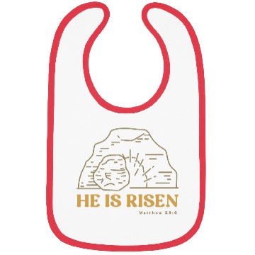 Discover He Is Risen Bibs