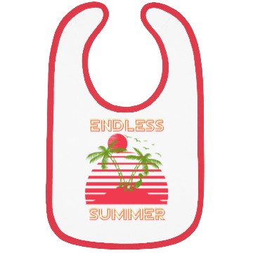 Discover Cool Endless Summer Bibs|80s Retro Design
