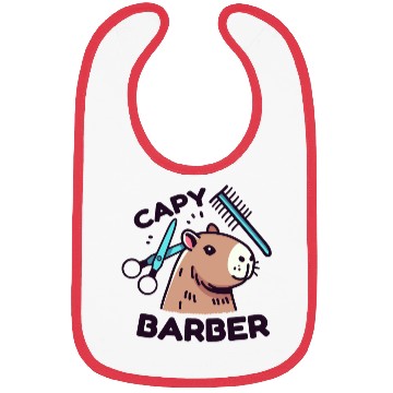 Discover Capy-Barber: Funny Capybara Pun Bibs
