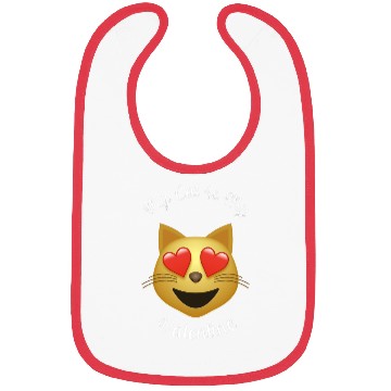 Discover My Cat Is My Valentine Bibs