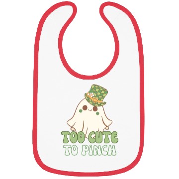 Discover Too Cute to Pinch – St. Patrick’s Day Ghost Bibs