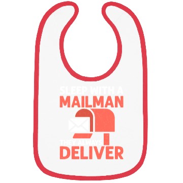 Discover Sleep With A Mailman Mail Carrier Postal Worker Bibs