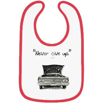 Discover Never give up 1 2 Bibs