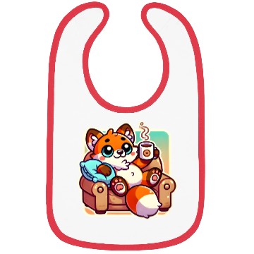 Discover Harmony: Fox and Coffee Bibs