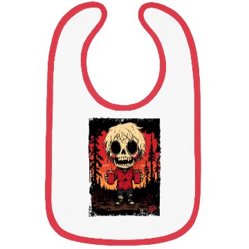 Discover Zombie Dude with Drinks at Forest Party Bibs