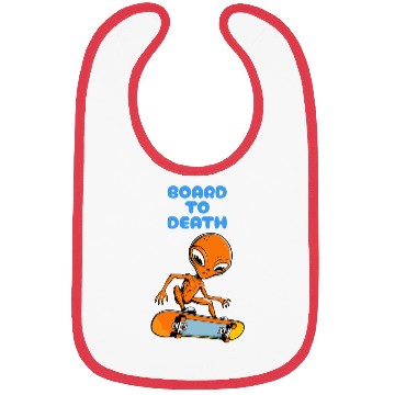 Discover Board to Death Bibs