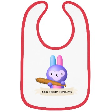 Discover Egg Hunt Outlaw Easter Bibs