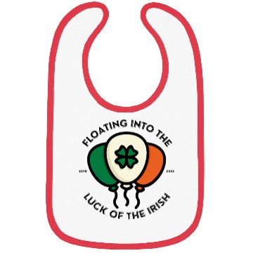 Discover Floating into the luck of the irish Bibs