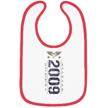 Discover Limited Edition 2009 Birthday Strength and Honor Bibs