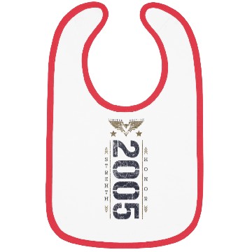 Discover Limited Edition 2005 Birthday Strength and Honor Bibs