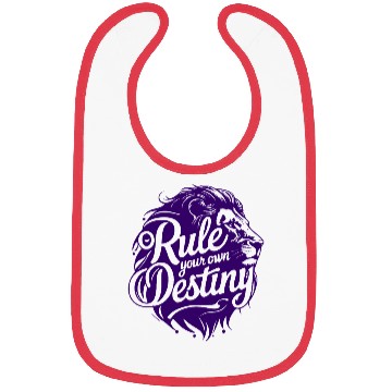 Discover Rule Your Destiny Lion art & Design Bibs