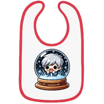Discover Winter Wonder Globe Bibs