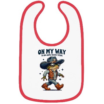 Discover Cowboy Frog – Ready for Adventure Bibs