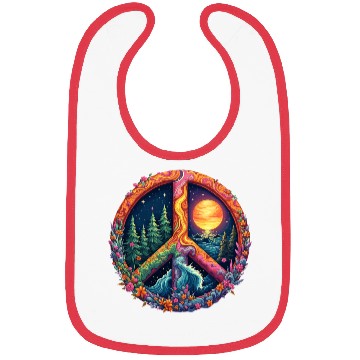 Discover Peace on Earth Bibs