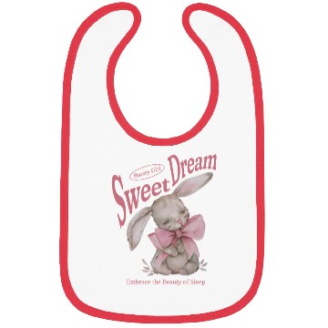 Discover Happy Easter Bunny Coquette Bow Sweet Dream Easter Bibs