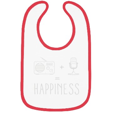 Discover Radio Microphone Happiness Bibs