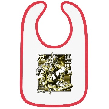 Discover Yellow Kunoichi Demon Bibs