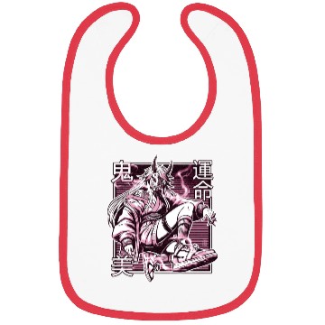 Discover Pink Kunoichi Demon Bibs