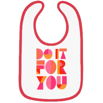 Discover Do It For You - Geometric Motivation Bibs