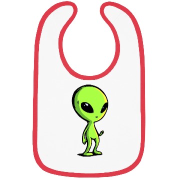 Discover Green Alien Bibs