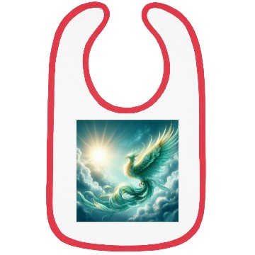 Discover Green & Gold Rising Phoenix Bibs