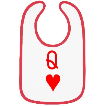 Discover Queen of Hearts Bibs
