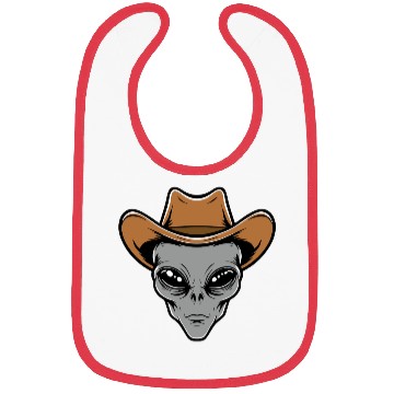 Discover Alien Cowboy Bibs