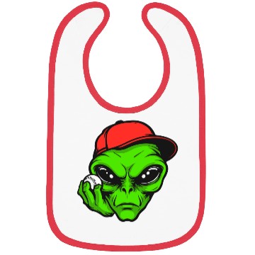 Discover Grey Alien Baseball Bibs