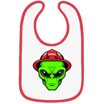 Discover Grey Alien Fireman Bibs