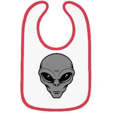 Discover Grey Alien Bibs