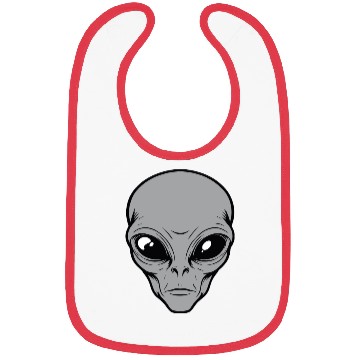 Discover Grey Alien Bibs