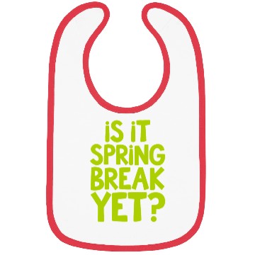 Discover Spring Break Countdown Saying Quote Bibs