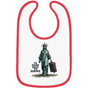 Discover Funny Statue of Liberty USA America Sarcasm Bibs