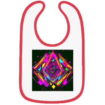 Discover Neon Colors Vintage Party Rave Bibs