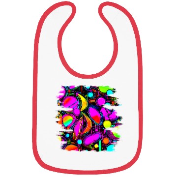 Discover Neon Party Vintage Color Glow Bibs