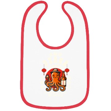 Discover Dotonbori Osaka Japan Drunken Octopus Bibs