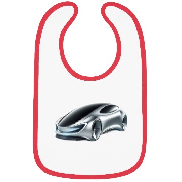 Discover Silver and Black Futuristic Car Bibs