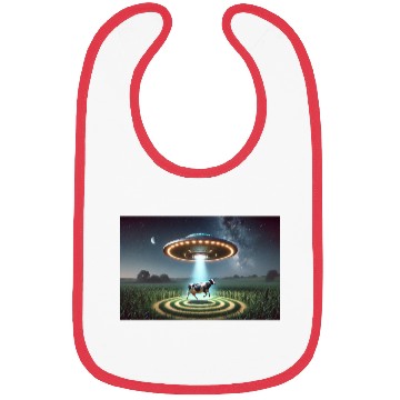 Discover Alien Cow Abduction Bibs